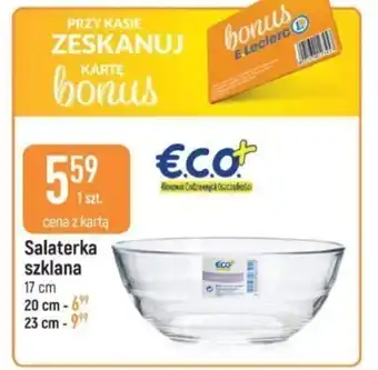 E.Leclerc Salaterka szklana 1 szt. oferta