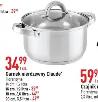 E.Leclerc Garnek nierdzewny Claude* 1 szt. oferta