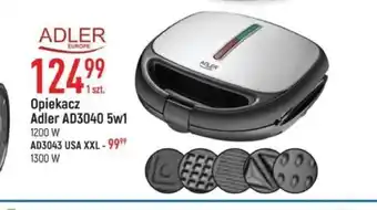 E.Leclerc Opiekacz Adler AD3040 5w1 1 szt. oferta