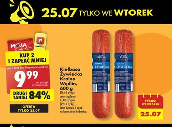 Biedronka Kiełbasa Żywiecka Kraina Wędlin, 600 g oferta