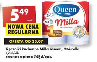 Biedronka Ręczniki kuchenne Milla Queen, 2-4 rolki oferta