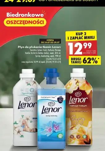 Biedronka Płyn do płukania tkanin Lenor oferta