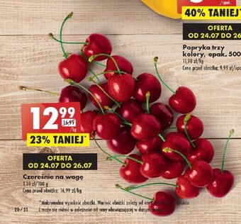 Biedronka Czereśnie na wagę 1 kg oferta