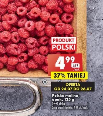 Biedronka Polska malina, opak. 125 g oferta