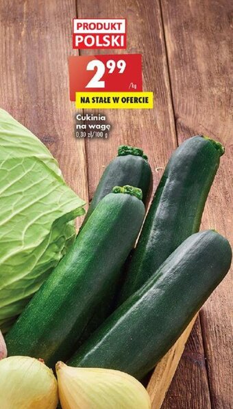 Biedronka Cukinia na wagę 1 kg oferta