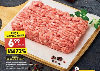 Biedronka Mięso mielone z łopatki wieprzowej Kraina Mięs, 500 g oferta