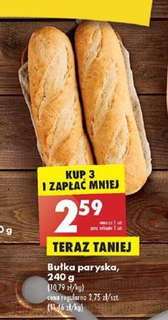 Biedronka Bułka paryska, 240 g oferta