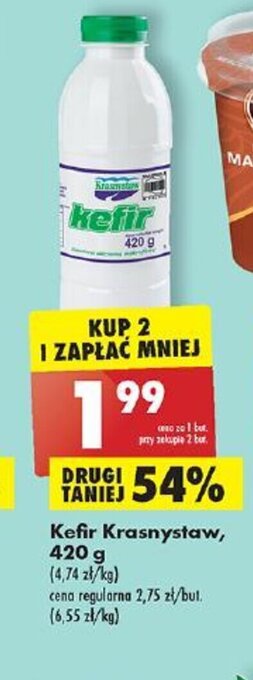 Biedronka Kefir Krasnystaw, 420 g oferta