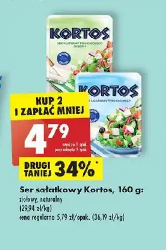 Biedronka Ser sałatkowy Kortos, 160 g oferta