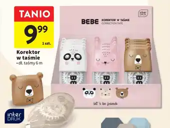 Korektor w taśmie • dł. taśmy 6 m Inter DRUK