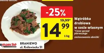Intermarche Wątróbka drobiowa w sosie własnym 1 kg oferta