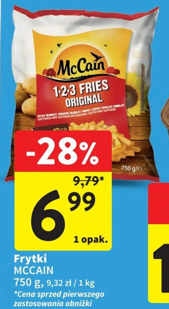 Intermarche Frytki MCCAIN 750g oferta