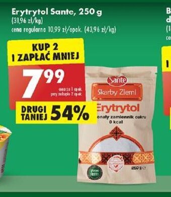 Biedronka Erytrytol Sante, 250 g oferta