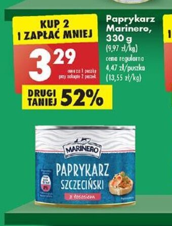 Biedronka Paprykarz Marinero, 330 g oferta