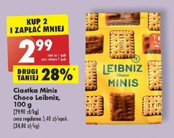 Biedronka Ciastka Minis Choco Leibniz, 100 g oferta