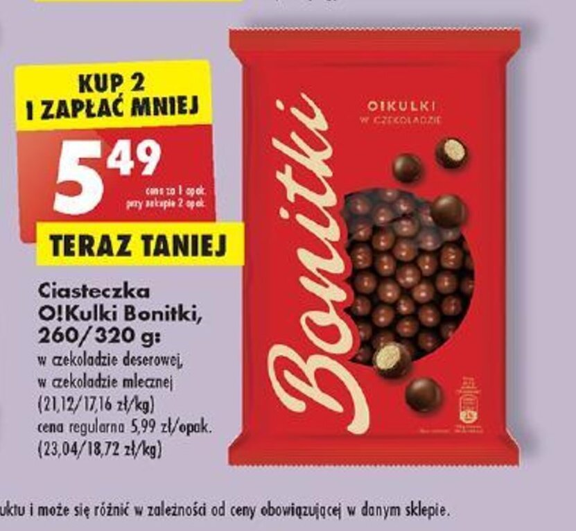 Promocja Ciasteczka O Kulki Bonitki 260 320 G W Biedronka promocja-ciasteczka-o-kulki-bonitki-260-320-g-w-biedronka