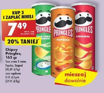 Biedronka Chipsy Pringles, 165 g oferta