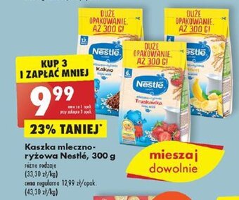 Biedronka Kaszka mleczno- ryżowa Nestlé, 300 g oferta