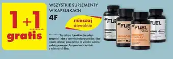 Biedronka WSZYSTKIE SUPLEMENTY W KAPSUŁKACH 4F 1+1 gratis oferta