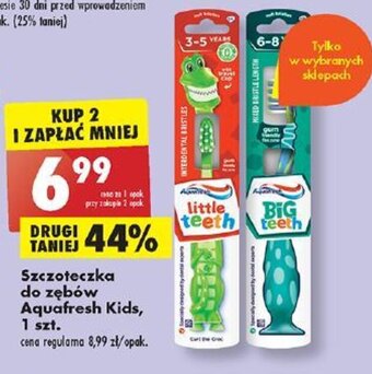 Biedronka Szczoteczka do zębów Aquafresh Kids, 1 szt. oferta