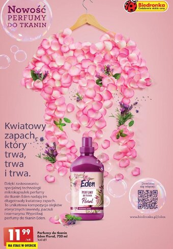 Biedronka Perfumy do tkanin Eden Floral, 720 ml oferta
