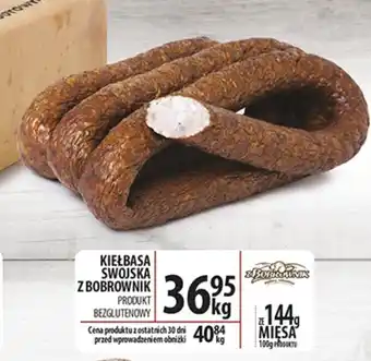 Delisso Delikatesy KIEŁBASA SWOJSKA Z BOBROWNIK 1kg oferta