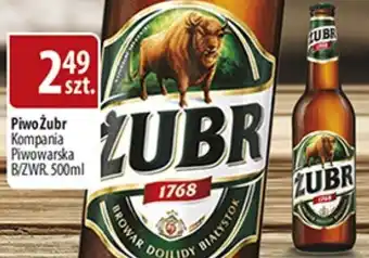 Delisso Delikatesy Piwo Żubr Kompania Piwowarska B/ZWR. 500ml oferta