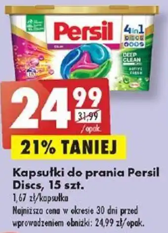 Biedronka Persil Kapsułki do prania 15 szt. oferta