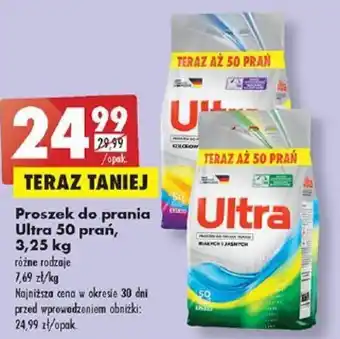 Biedronka Ultra Proszek do prania 50 prań oferta