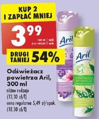 Biedronka Odświeżacz powietrza Aril 300 ml oferta