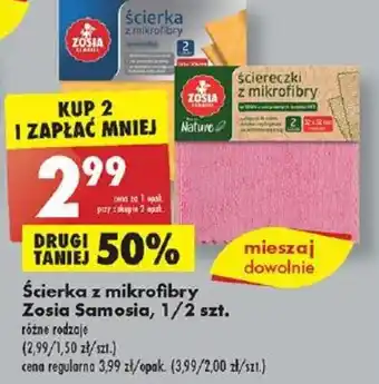 Biedronka Zosia Samosia ścierka z mikrofibry oferta