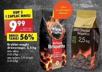 Biedronka Brykiet węgla drzewnego 2,5 kg oferta