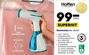 Biedronka Hoffen Parownica do ubrań 1500 W oferta