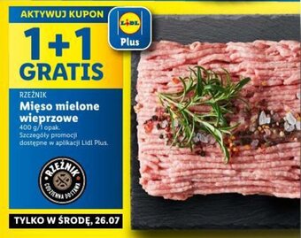 Lidl RZEŹNIK Mięso mielone wieprzowe 400 g oferta