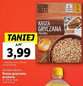 Lidl KUCHNIA LIDLA.PL Kasza gryczana prażona 4 x 100 g oferta