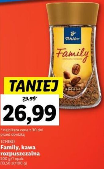 Lidl Tchibo Family, kawa rozpuszczalna 200 g oferta