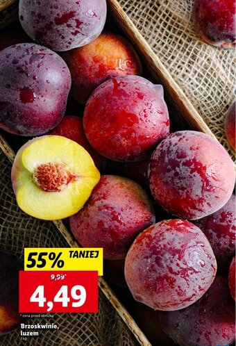Lidl Brzoskwinie, luzem 1 kg oferta