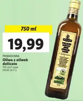 Lidl PRIMADONNA Oliwa z oliwek delicato 750 ml oferta