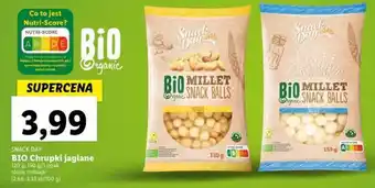 Lidl SNACK DAY BIO Chrupki jaglane 120 g oferta