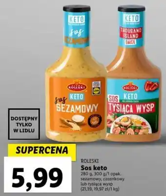 Lidl ROLESKI Sos keto 280 g oferta