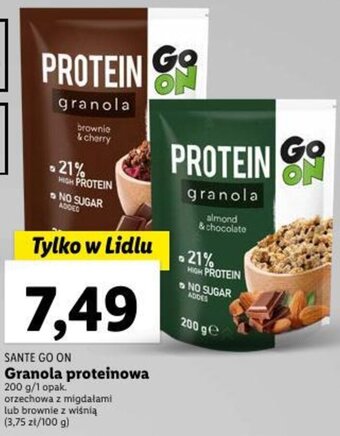 SANTE GO ON Granola proteinowa 200 g