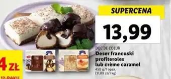 Lidl DUC DE COEUR Deser francuski profiteroles 450 g oferta