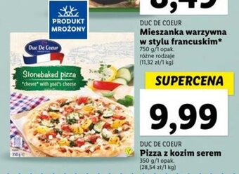 Lidl DUC DE COEUR Pizza z kozim serem 350 g oferta