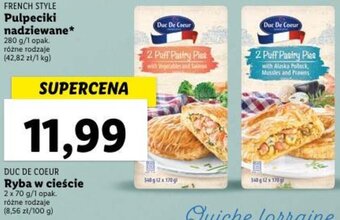 Lidl DUC DE COEUR Ryba w cieście 2 x 70 g oferta