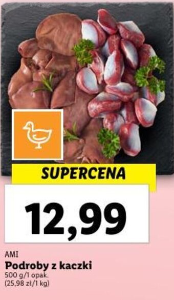 Lidl AMI Podroby z kaczki 500 g oferta