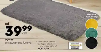 Biedronka Dywan ze sztucznego futerka 90 x 150 cm oferta