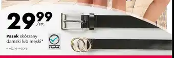 Biedronka Pasek męskie ze skóry oferta