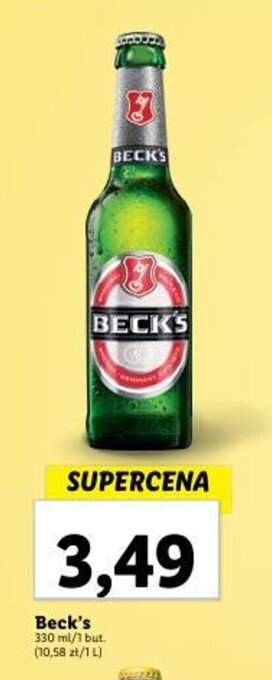 Lidl Beck's 330 ml oferta