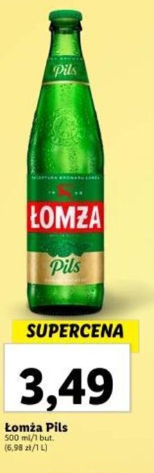 Lidl Łomża Pils 500 ml oferta