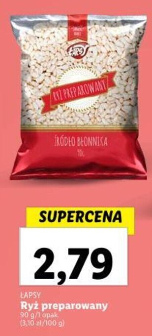 Lidl Ryż preparowany 90 g oferta